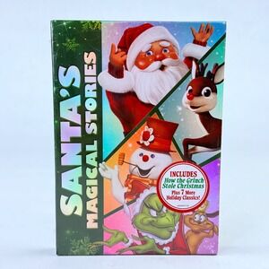 Santas Magical Stories DVD 3-Disc Set Grinch Year Without Santa Jack Frost NEW